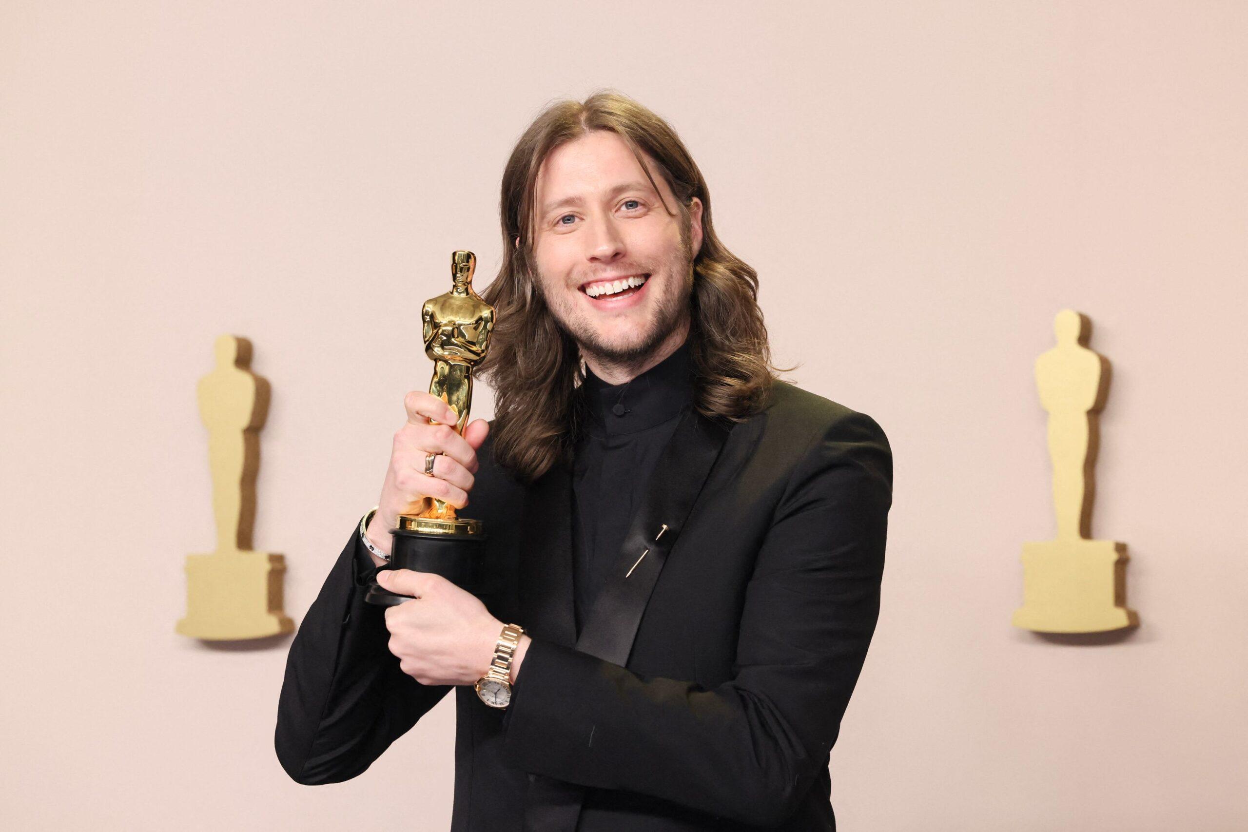 Composer Ludwig Göransson won the Best Original Score Academy Award for 'Oppenheimer' in 2024.